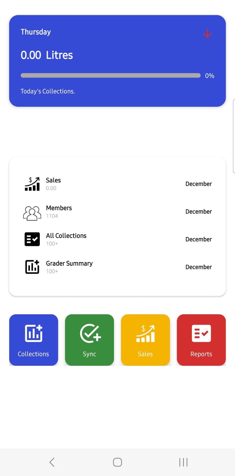 Farmer Mobile Interface
